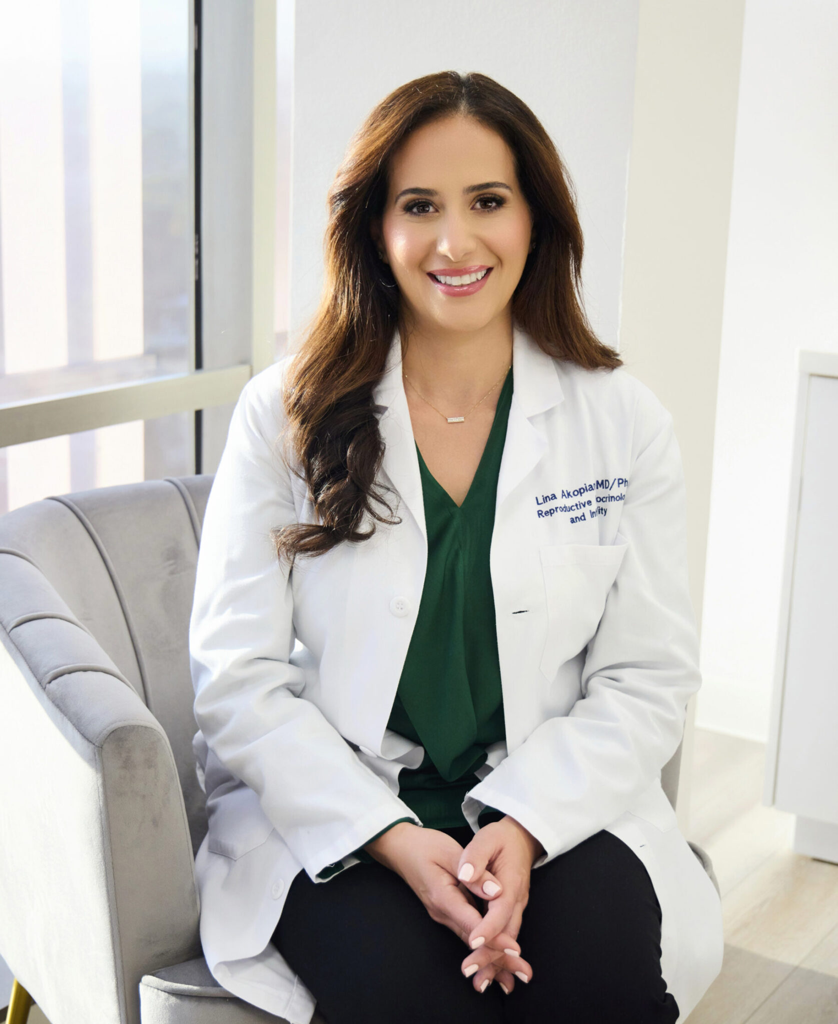 Dr. Lina Akopians, MD, PhD, FACOG - Headshot